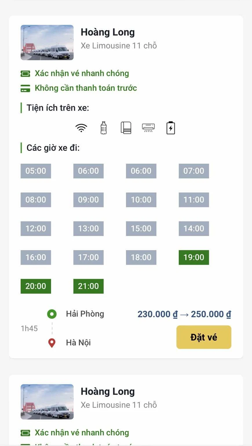 84. GO - Đặt vé xe