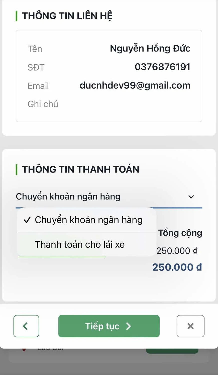 84. GO - Đặt vé xe